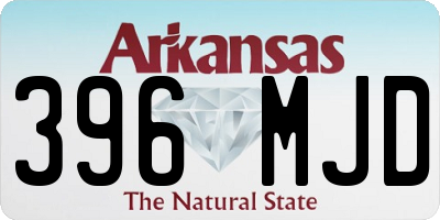AR license plate 396MJD