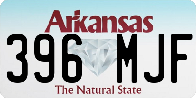 AR license plate 396MJF