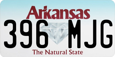 AR license plate 396MJG