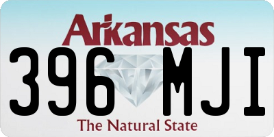 AR license plate 396MJI