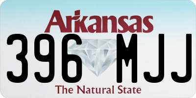 AR license plate 396MJJ