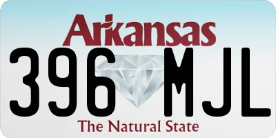 AR license plate 396MJL