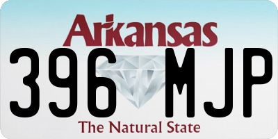 AR license plate 396MJP