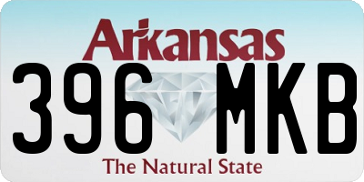 AR license plate 396MKB