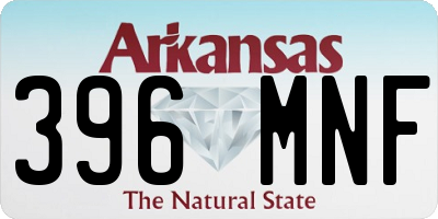 AR license plate 396MNF