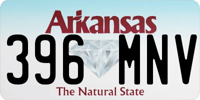 AR license plate 396MNV