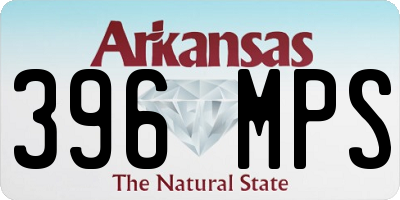 AR license plate 396MPS
