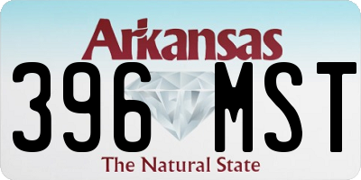 AR license plate 396MST