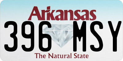 AR license plate 396MSY