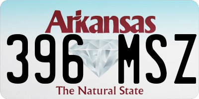 AR license plate 396MSZ