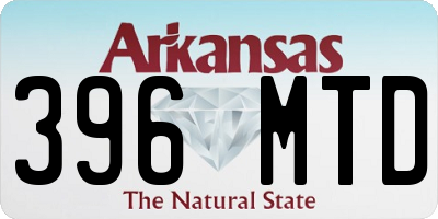 AR license plate 396MTD