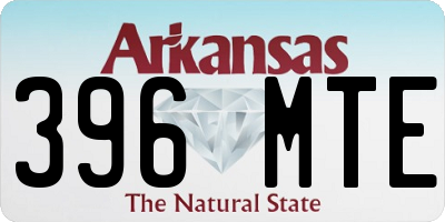 AR license plate 396MTE