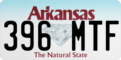 AR license plate 396MTF