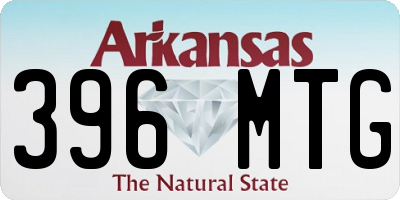 AR license plate 396MTG