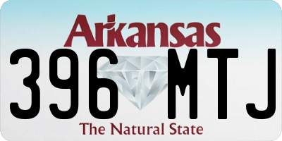 AR license plate 396MTJ