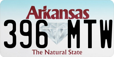 AR license plate 396MTW