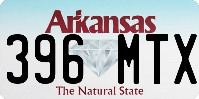 AR license plate 396MTX