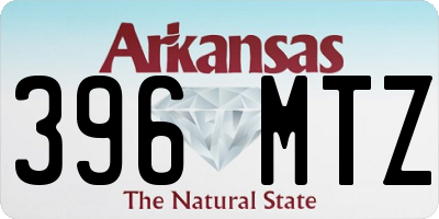 AR license plate 396MTZ