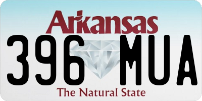 AR license plate 396MUA