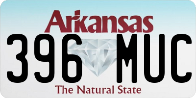 AR license plate 396MUC