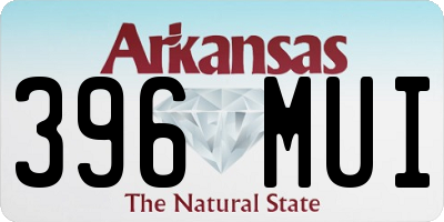 AR license plate 396MUI