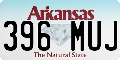 AR license plate 396MUJ