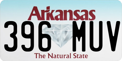 AR license plate 396MUV
