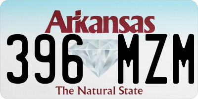 AR license plate 396MZM