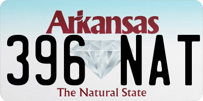 AR license plate 396NAT