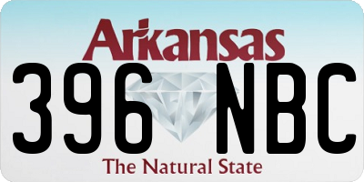 AR license plate 396NBC