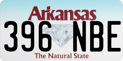 AR license plate 396NBE
