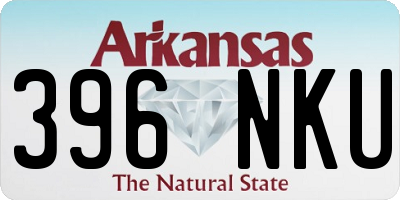 AR license plate 396NKU