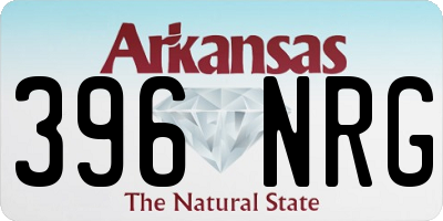 AR license plate 396NRG