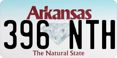 AR license plate 396NTH