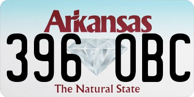 AR license plate 396OBC