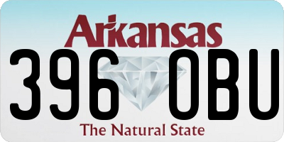 AR license plate 396OBU