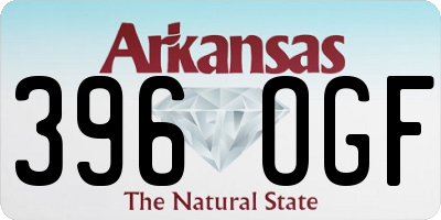 AR license plate 396OGF