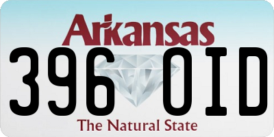 AR license plate 396OID