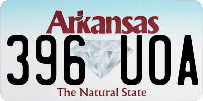 AR license plate 396UOA