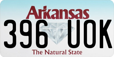 AR license plate 396UOK