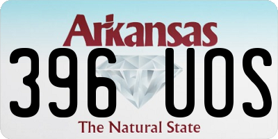 AR license plate 396UOS