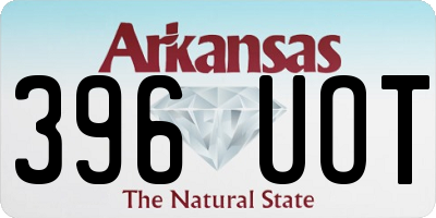AR license plate 396UOT