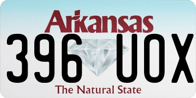 AR license plate 396UOX