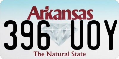 AR license plate 396UOY