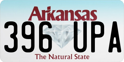 AR license plate 396UPA