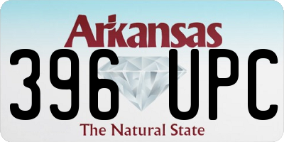 AR license plate 396UPC