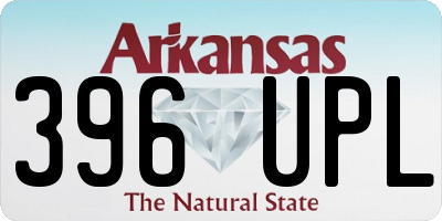 AR license plate 396UPL