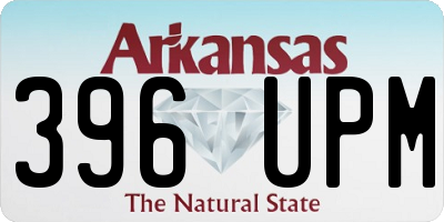 AR license plate 396UPM
