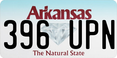 AR license plate 396UPN
