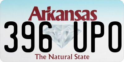 AR license plate 396UPO